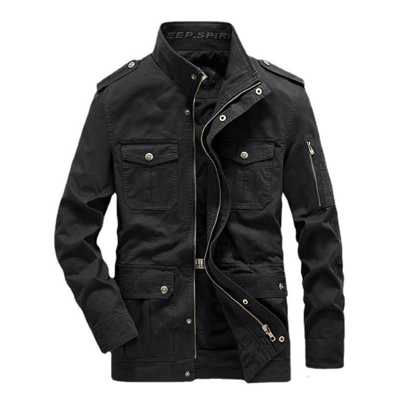 jeep spipit吉普新款夹克男士春秋季男装休闲宽松立领多袋中青年工装