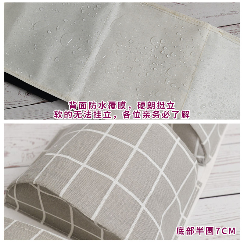 收纳袋挂袋布艺墙挂式后床头宿舍墙上置物壁挂杂物多层挂兜收纳袋 三维工匠储物箱高清大图