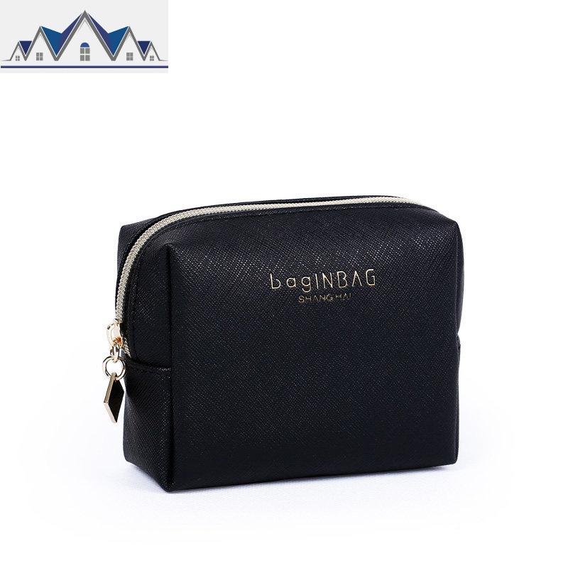 卫生巾姨妈巾包包收纳盒装的小巧学生便携月经卫身巾大容量放_1_186 黑色