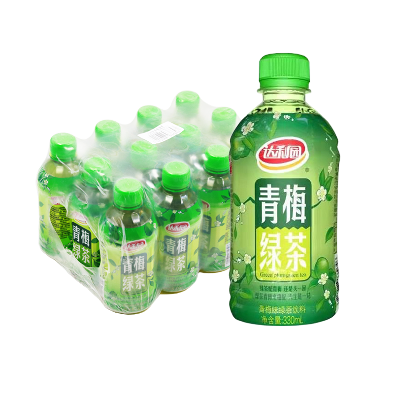达利园青梅绿茶330ml12瓶整箱饮料装迷你小瓶冰饮品参数