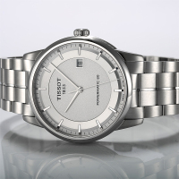 天梭(TISSOT)豪致系列自动机械男士手表T086.407.11.031.00机械表 男金属