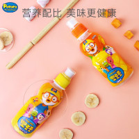 [水蜜桃味*10]韩国进口啵乐乐儿童饮料Pororo果汁果味苹果蜜桃宝露露饮品235ml