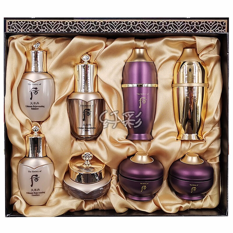 WHOO 后(WHOO)还幼套盒护肤礼盒天气丹皇后套盒提亮紧致 还幼中样八件套