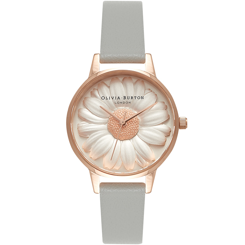 专柜正品oliviaburton腕表ob手表女士小雏菊系列圆形皮带抖音同款女士