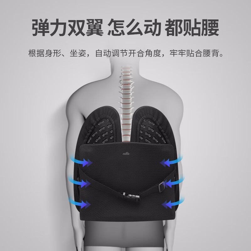 佳奥 办公车旅多用人体工学腰垫(专利款) 190602J0800MB1高清大图