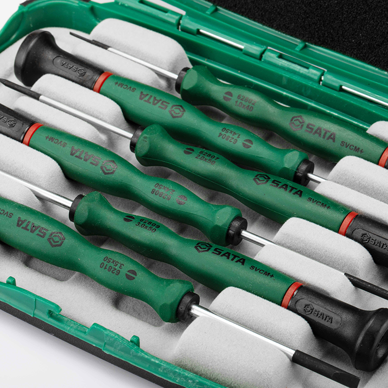 世达(SATA)7件花形微型螺丝批组套(SA09315)高清大图