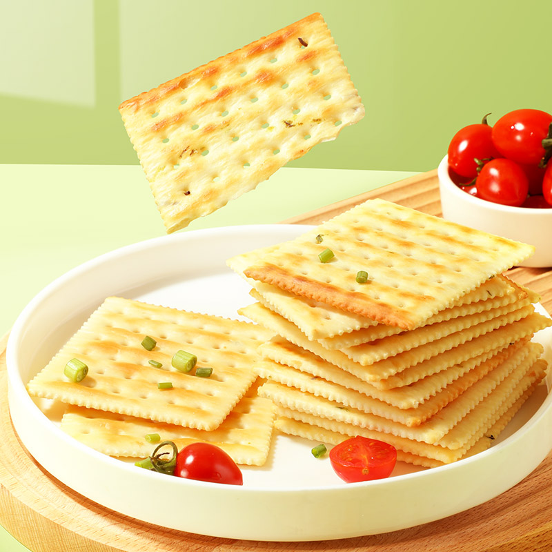 味滋源香葱苏打饼干400g整盒装休闲时光饼干零食早餐代餐高清大图