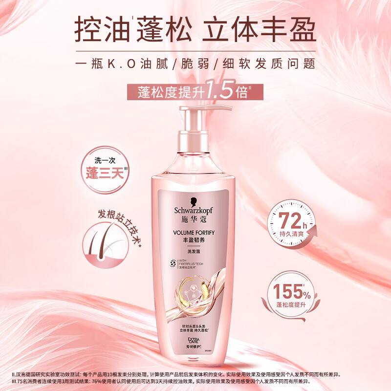 施华蔻 丰盈韧养洗发露 400ml/瓶