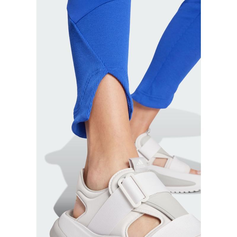 Adidas女款高腰弹力运动裤 长度修身塑形打底裤
