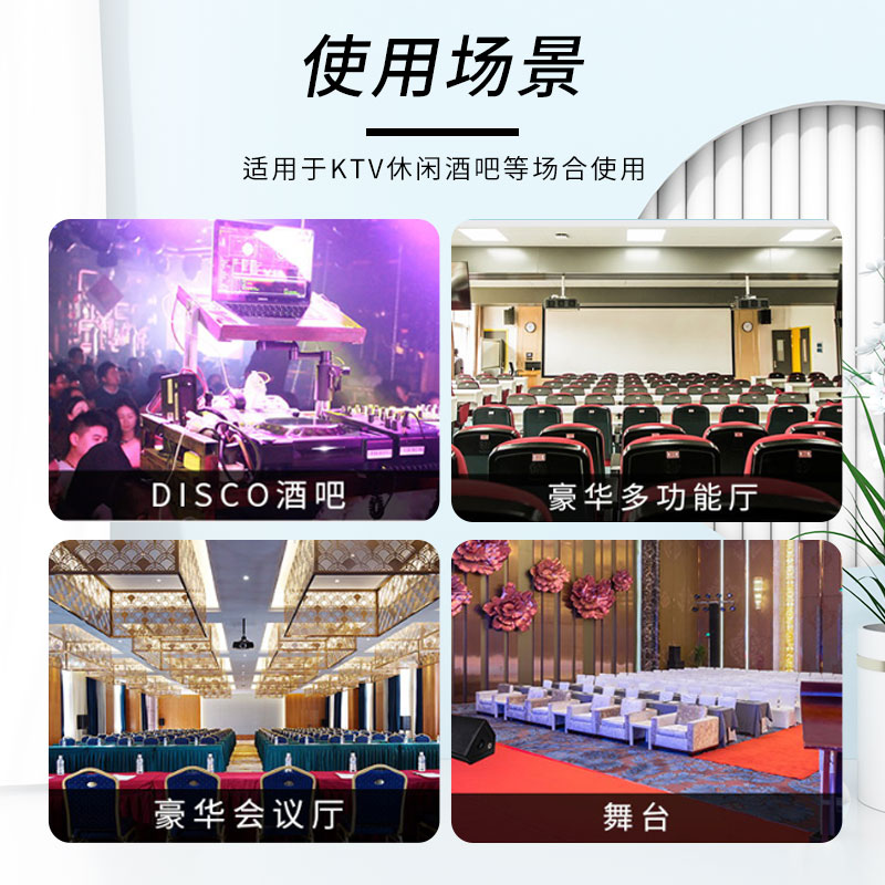 得胜TAKSTAR ELV-121 专业全频音箱(只) 12吋全频音箱音响系统 会议室剧院扩声补声舞台返听音响高清大图