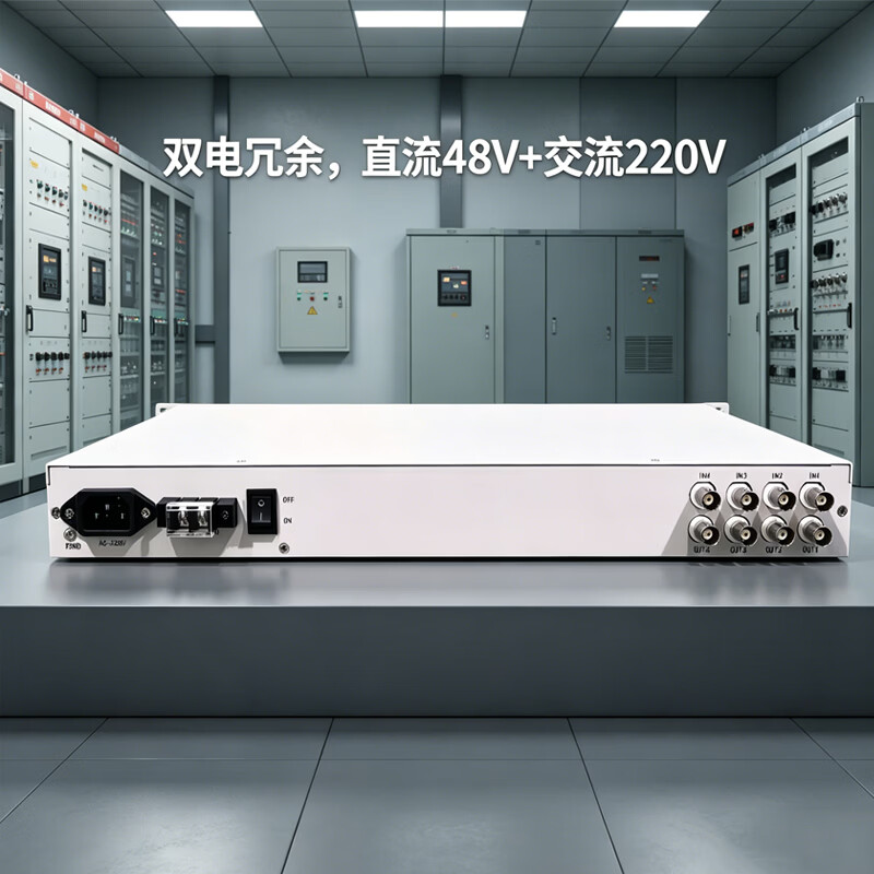 光御星洲 GY-4E14G4P 综合多业务电话光端机 光传4路电话+4路E1+4路千兆物理隔网离单纤20KM1对高清大图