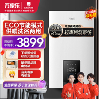 万家乐 燃气热水器燃热 采暖洗浴两用热水炉APP智控ECO节能防冻家用壁挂炉 热水器天然气 L1PB20-18B3