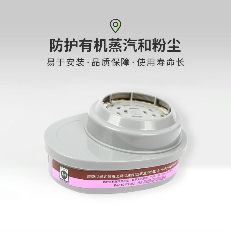 梅思安 GMA-P100滤片 防有机气体防尘效率P100 2个/包 10120748 一包