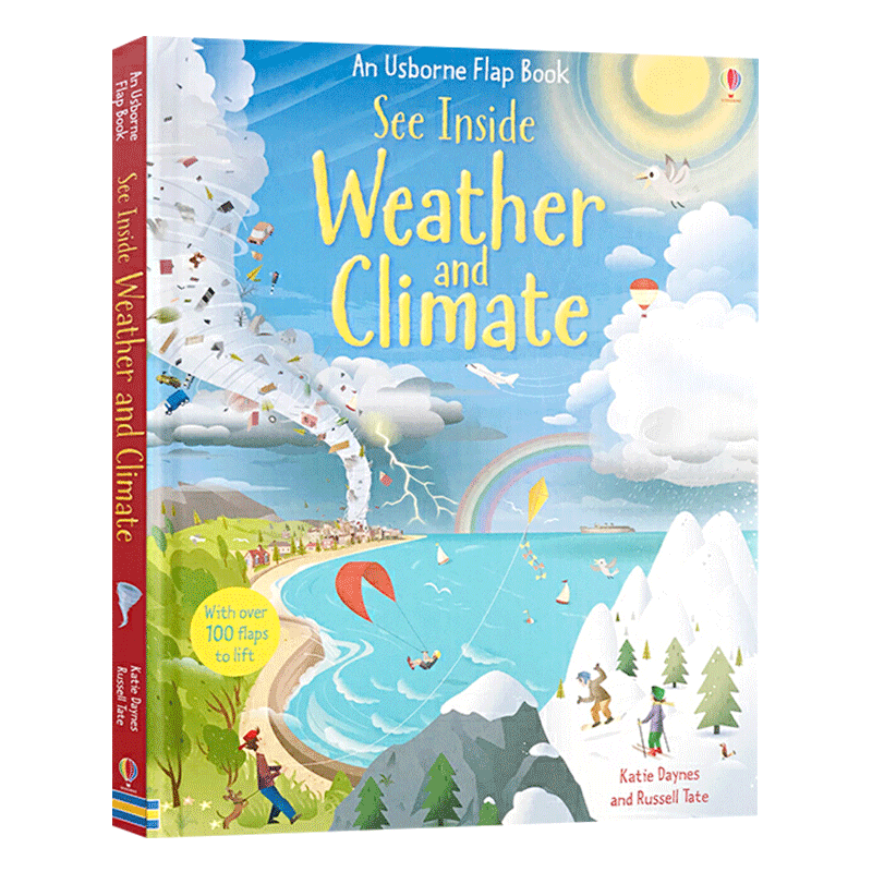 [醉染正版]尤斯伯恩看里面系列 天气和气候 英文原版 Usborne See Inside Weather and Cl高清大图