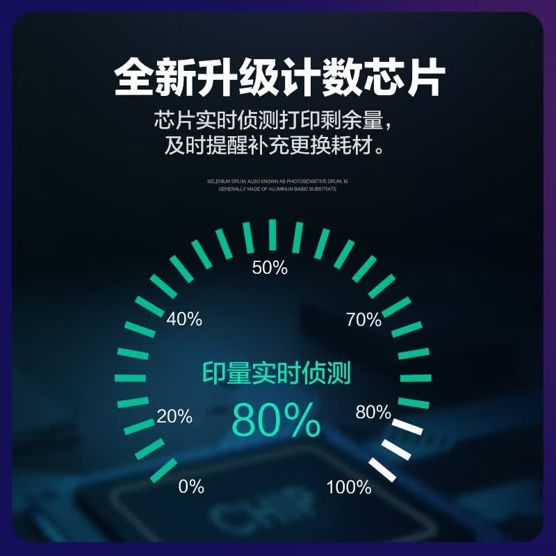 彩格CHGC原装兼容硒鼓高容量激光打印耗材智能芯片精准计数长效耐用稳定出墨清晰打印办公家用优选高清大图