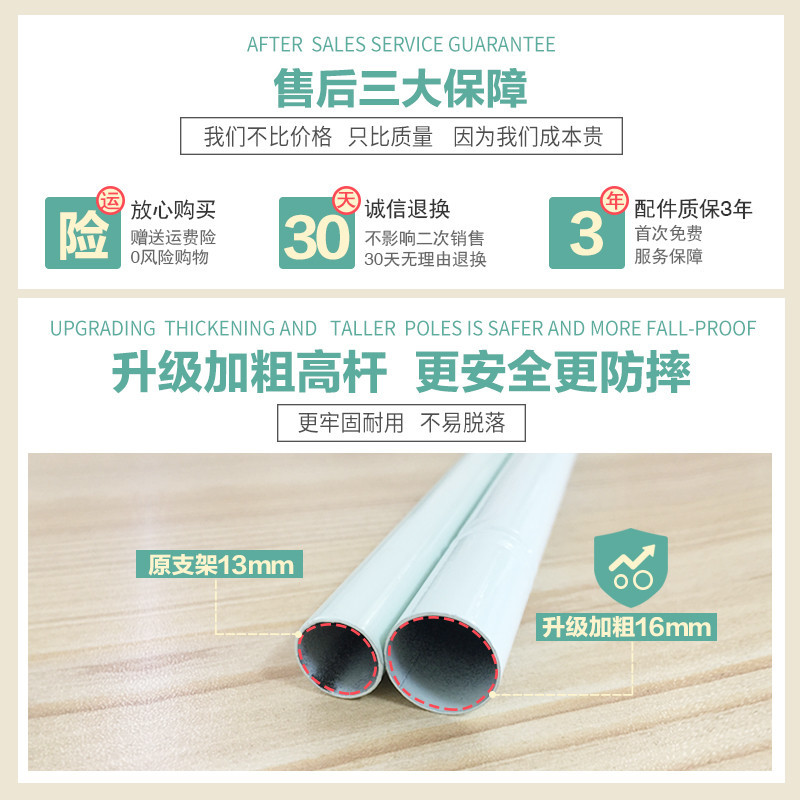 美帮汇新款蚊帐1.8m床双人家用加密加厚支架三开1.5米方顶蒙古包
