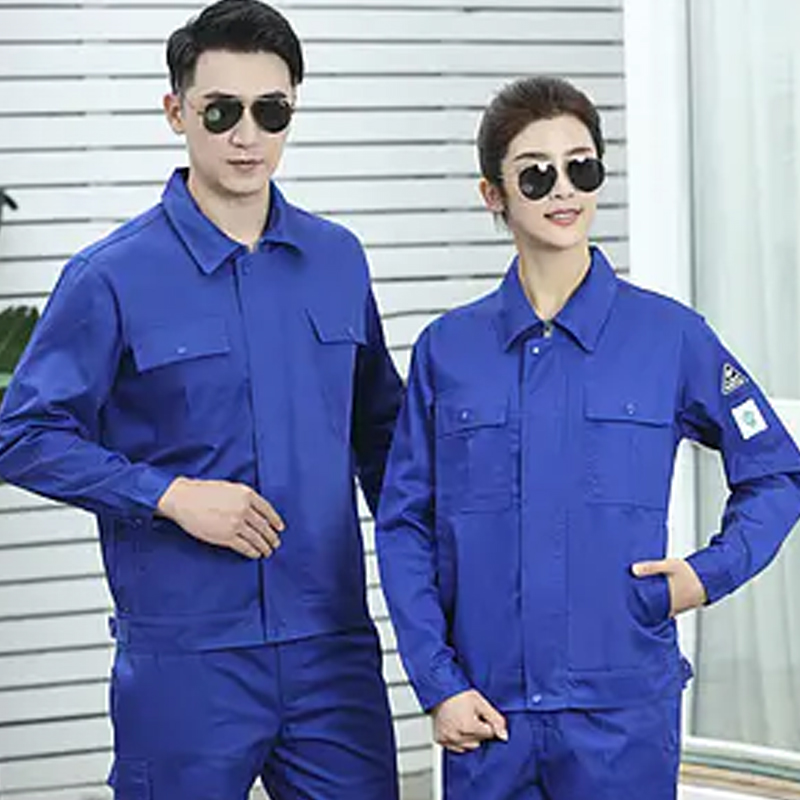 天鸣TMLW28650 防静电夏季长袖工作服 劳保服 源头工厂 可定制 M-4XL 套高清大图