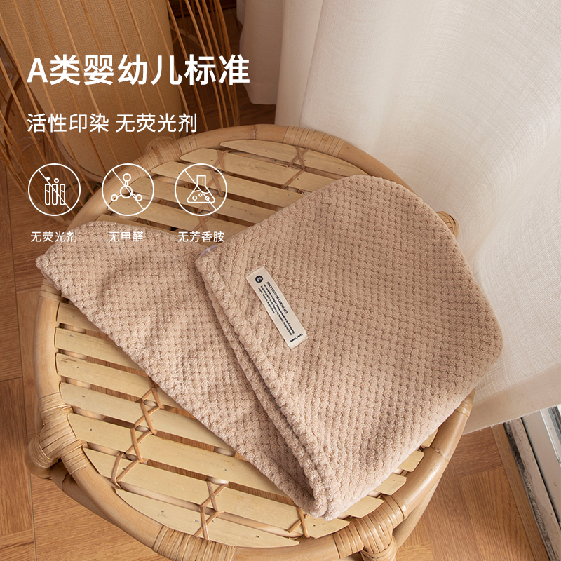 [补贴10%]干发帽女超强吸水速干加厚2024新款干发神器包头毛巾洗头浴帽 天空灰高清大图