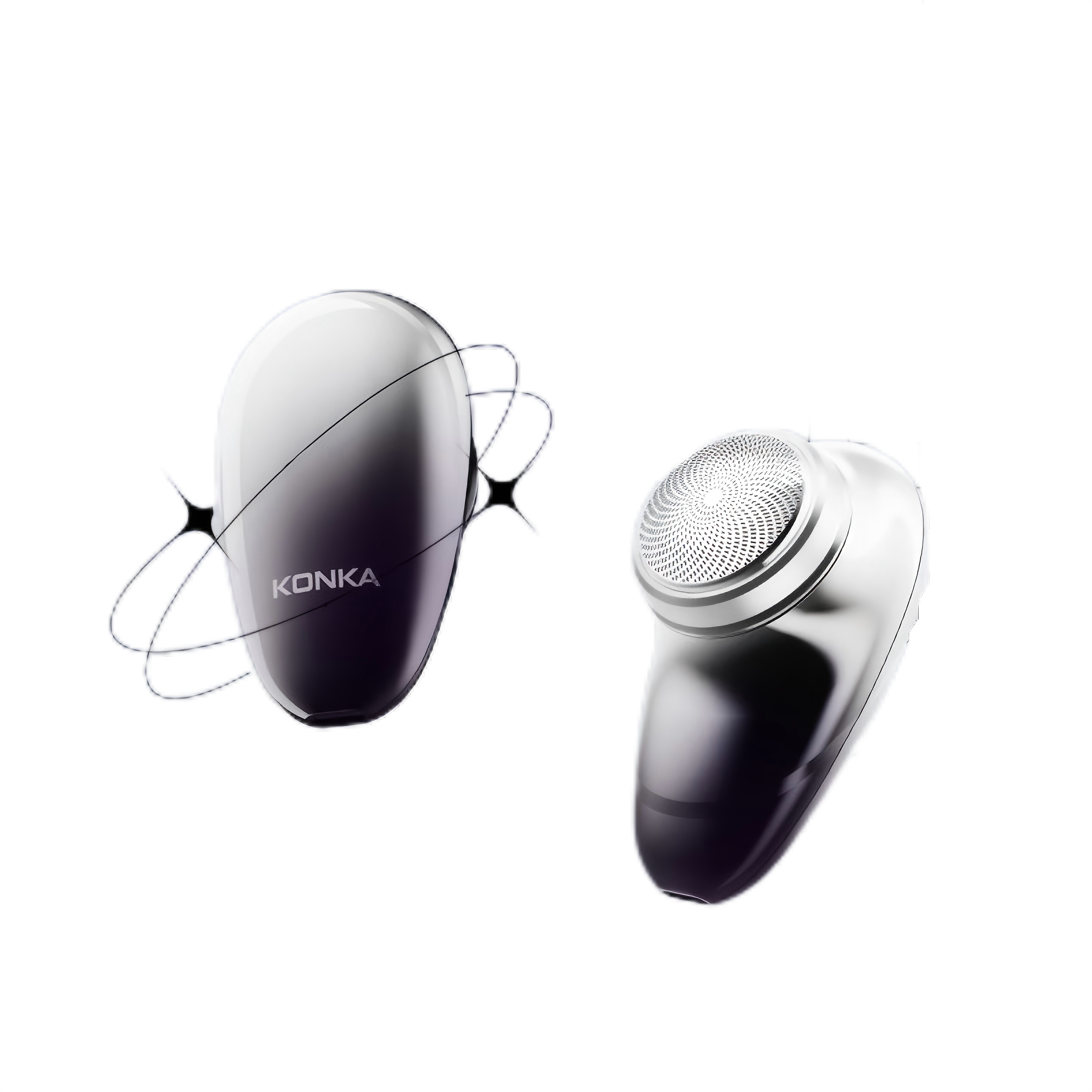 康佳(KONKA)KTXD-3701 迷你旅行便携充电电动剃须刀 三叶刀头(单位:台)银灰色高清大图