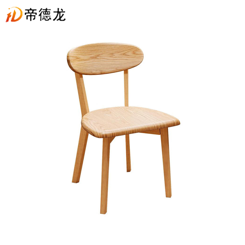 帝德龙 办公家具办公椅休闲椅XF6 460*460*800mm 原木色