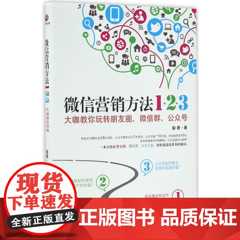 微信营销方法1+2+3(大咖教你玩转朋友圈微信群公众号)高清大图