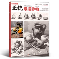 [正版]正统素描静物 2021沐尚文化单体组合基础石膏几何体临摹范本基础技法美术绘画画册零基础高中初学新手照片对画高考