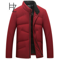 HUNNZ男士外套2018冬季新款男装加厚短款羽绒服韩版羽绒冬装