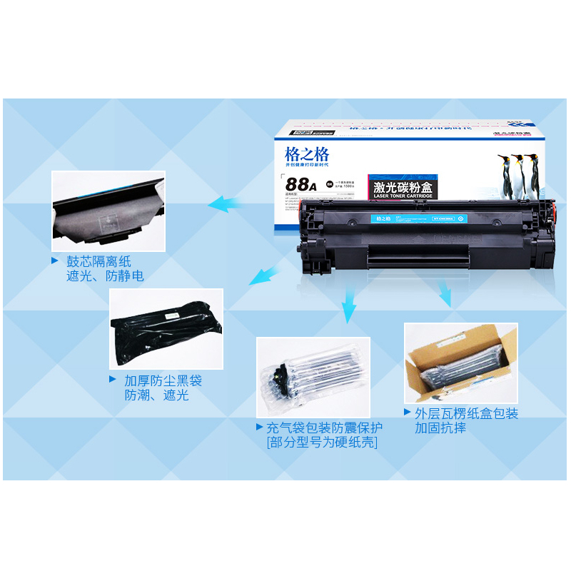 适用于惠普P1106硒鼓