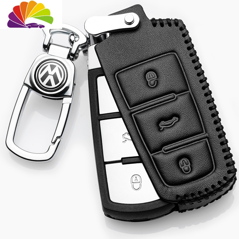 舒适主义大众迈腾钥匙包专用迈腾cc插入式钥匙套迈腾b7l汽车皮钥匙扣