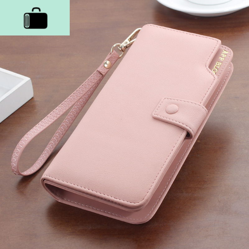 手包女小包手拿钱包女长款多功能手拿包日韩版皮夹子ins原宿潮newlake