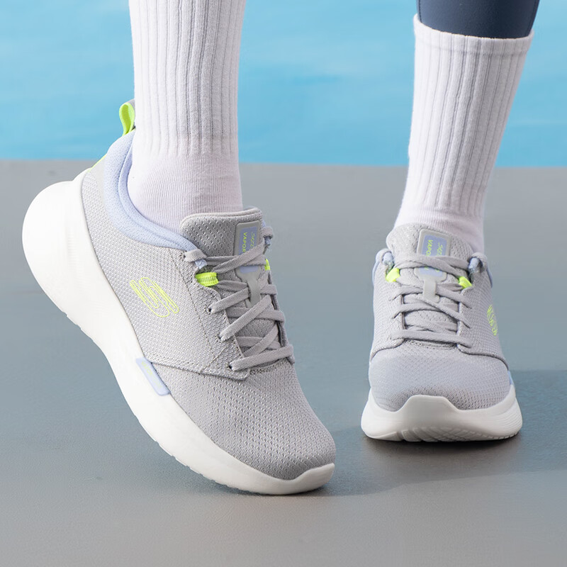 斯凯奇（Skechers）女鞋新款网面运动鞋健身训练鞋潮流时尚缓震透气闲跑步鞋150224-GYMT ZP高清大图