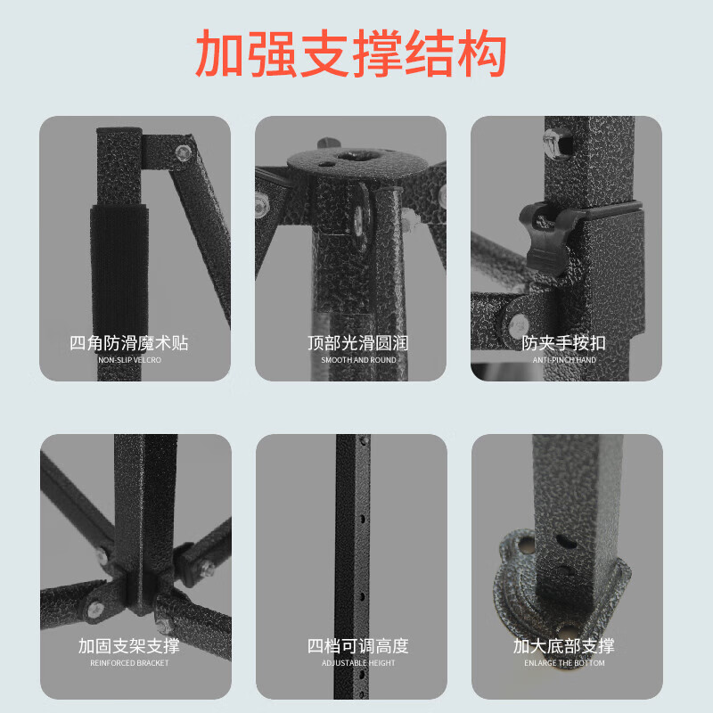 TOPSKY户外广告帐篷四脚遮阳棚摆摊烧烤棚活动展销棚3*3迷彩加强款高清大图