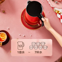 苏泊尔(SUPOR) 烧水壶电水壶1.7升大容量1800W大功率全钢无缝304内胆电热水壶 SW-17E05E红色