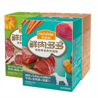 麦富迪狗狗零食宠物鲜肉湿粮鲜肉多多鸡肉+三文鱼+马铃薯330g*12成犬幼犬通用