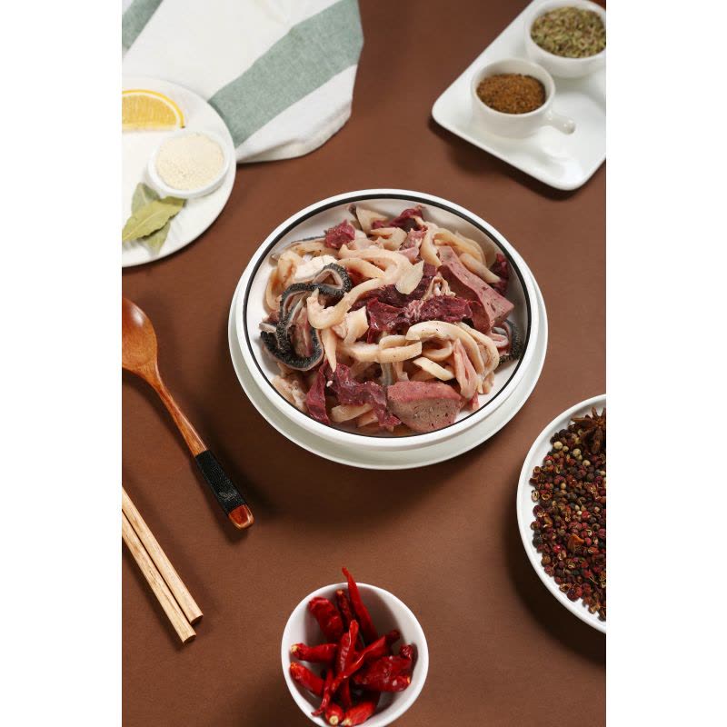 巴林牧场 内蒙草地羊 精选羊杂200g*5袋 原味羊杂碎 真空包装 特产小吃图片