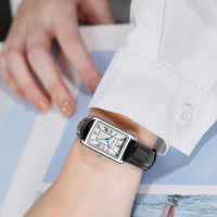 ORSGA手表女表女士手表时尚手表女方形皮带女士ins韩版休闲商务防水石英表学生腕表9299L