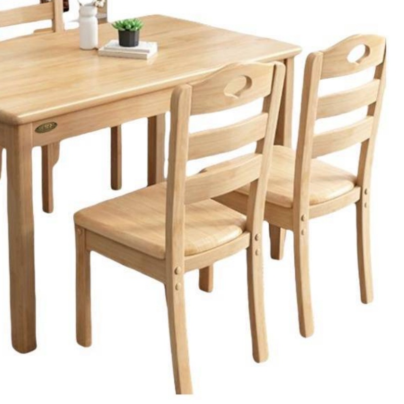 鑫龙都 餐桌椅 一桌六椅1.4米 套高清大图