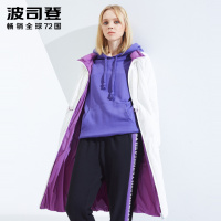 波司登羽绒服女中长款厚款修身显瘦两面穿外套女B80132030
