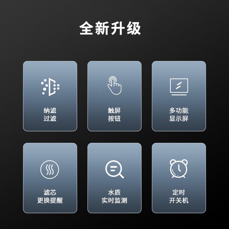 世虹商用净水器设备NF纳滤过滤净水机公司办公室工厂区立式加热净饮一体机世虹星海SHNF1000G-4(SL)高清大图