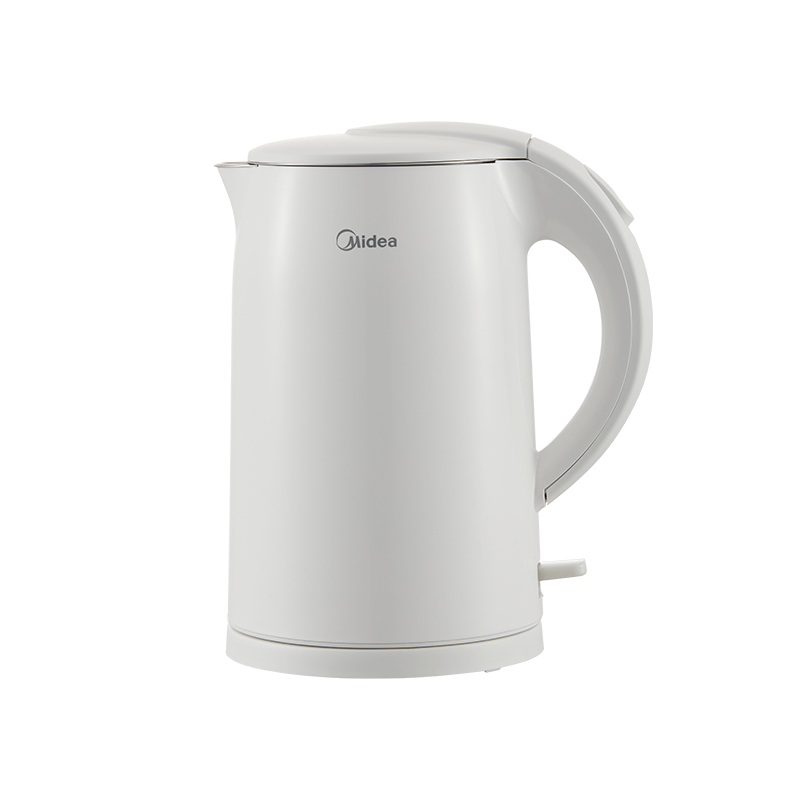 美的(Midea)烧水壶1.7L大容量家用电热水食品级304不锈钢电水壶无缝一体内胆 MK-H517E3