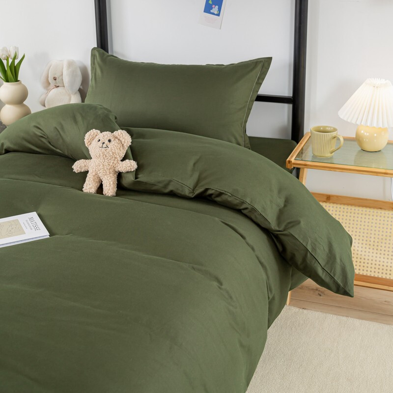 煊煜 军绿色床品套装 1.0米床适用 套高清大图
