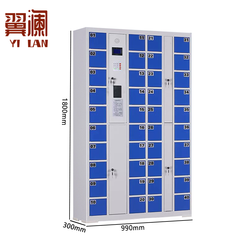 翼澜智能手机柜扫码台高清大图