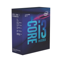 英特尔（Intel） i3 8100 酷睿四核 盒装CPU处理器 四核心 LGA 1151 酷睿i3