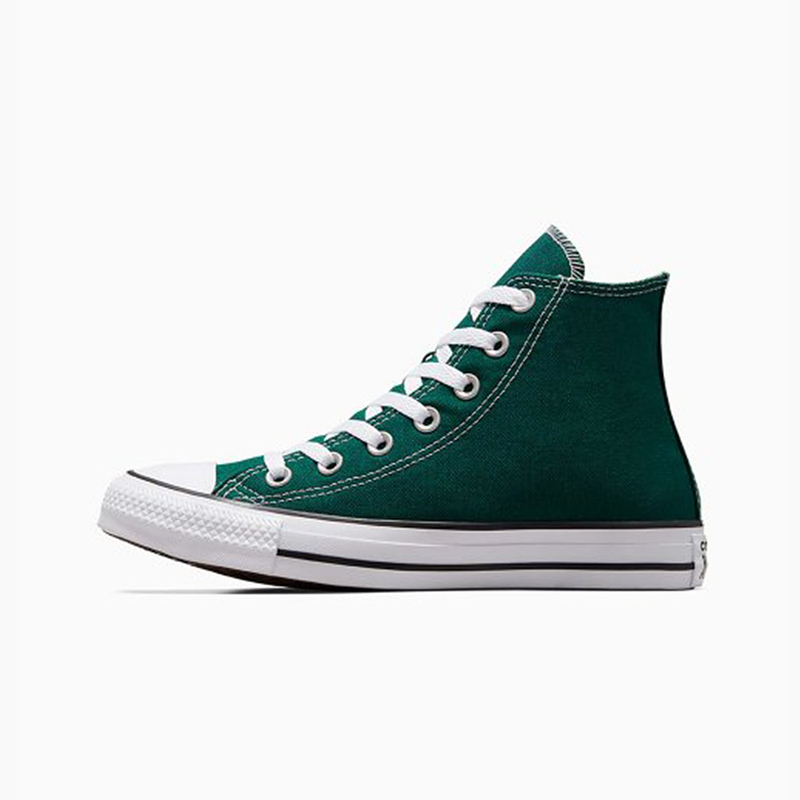 converse匡威纯色经典百搭时尚绿色休闲高帮帆布鞋男女款a04544c