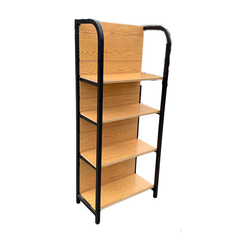 四柱木纹超市货架展示架闪电客便利店母婴店文具商店百货小卖部零食