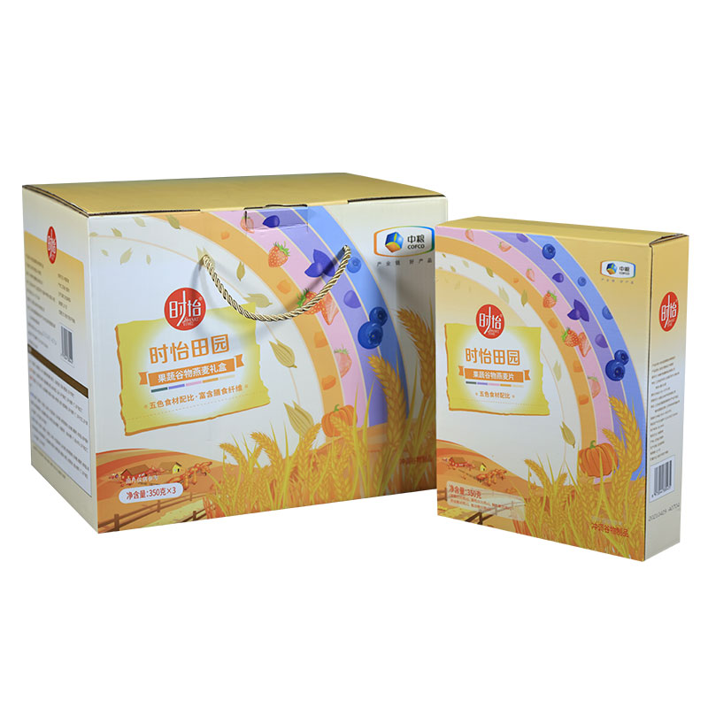 中粮时怡澳洲燕麦礼盒藜麦奇亚籽燕麦礼盒田园果蔬谷物燕麦礼盒高清大图