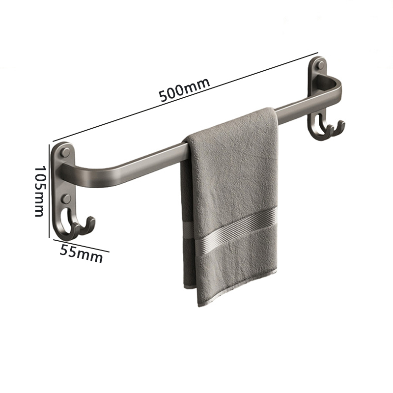 豫汉迎多杆毛巾架 单杆毛巾架500*55*105mm个