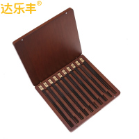 达乐丰 木质筷子KZ031 10双装 进口金头酸枝木筷子 实木筷子家用小礼盒原木筷 国产 一次性使用(否)
