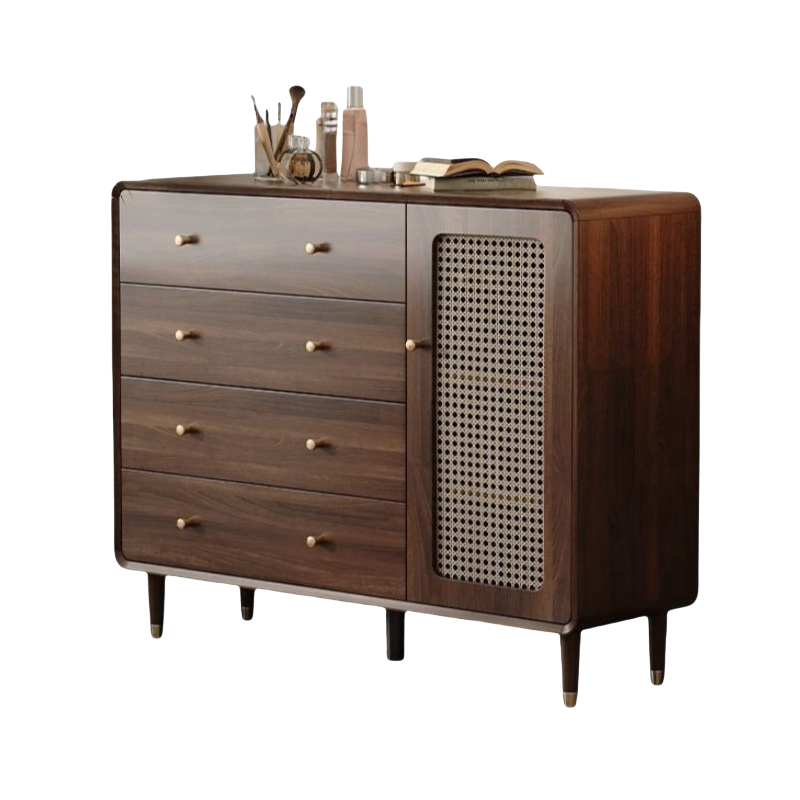 蕃蒂矮柜一门大四抽台高清大图