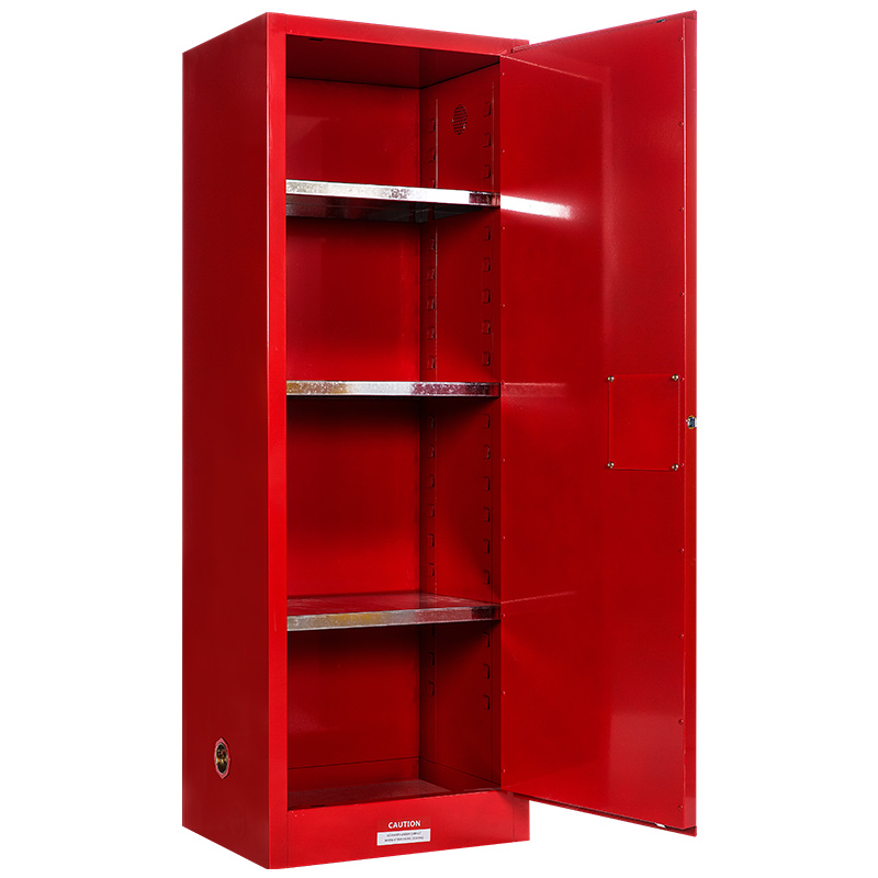 臻远zyaqg-r22工业安全柜防爆柜化学品实验柜可燃液体存储柜 22加仑红色高清大图